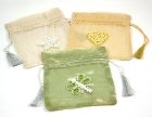 Jewel Embroidered Organza Bag, 5.5